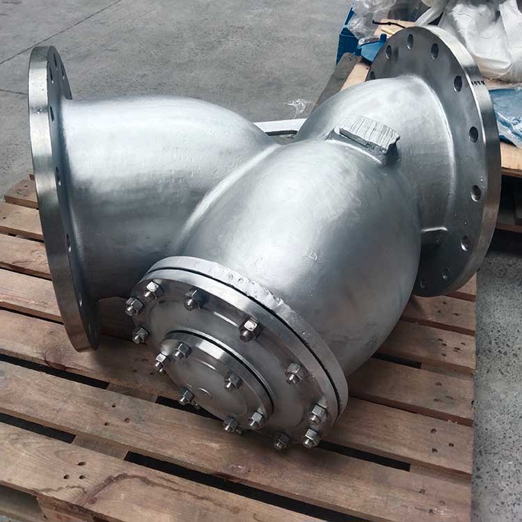 華豫供應管道除雜質GL41W-16P DN350 Y型過濾器